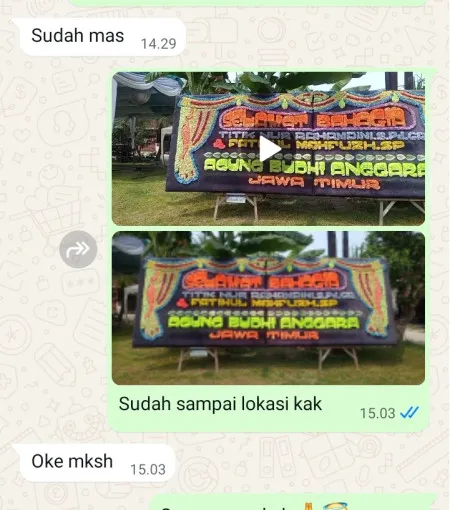 Pengiriman Papan Bunga Gatot Subroto Office Area