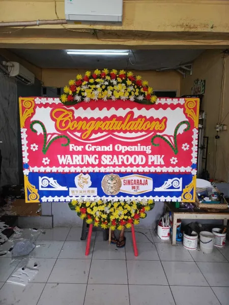 Papan Bunga Ucapan Selamat Gatot Subroto Office Area
