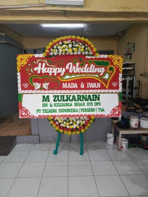Papan Bunga di Gatot Subroto Office Area