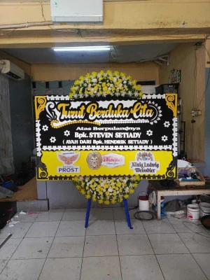 Papan Bunga di Gatot Subroto Office Area