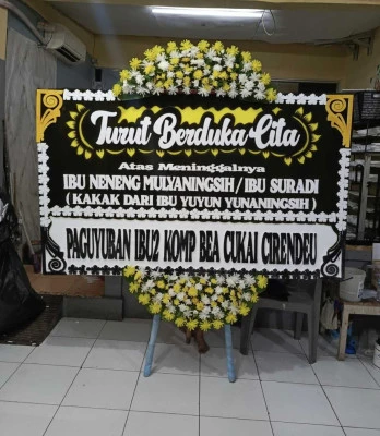Papan Bunga di Gatot Subroto Office Area