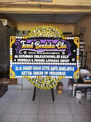 Papan Bunga di Gatot Subroto Office Area